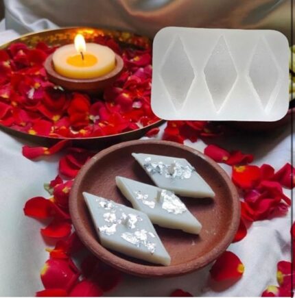 3 Cavity Kaju katli mould