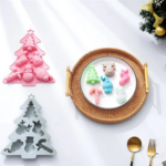 6 CAVITY TREE SHAPED CHRISTMAS THEME MOULD