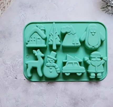 8 CAVITY CHRISTMAS MOULD