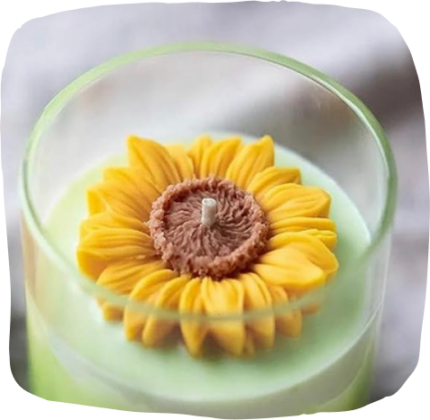 SUNFLOWER candle mould