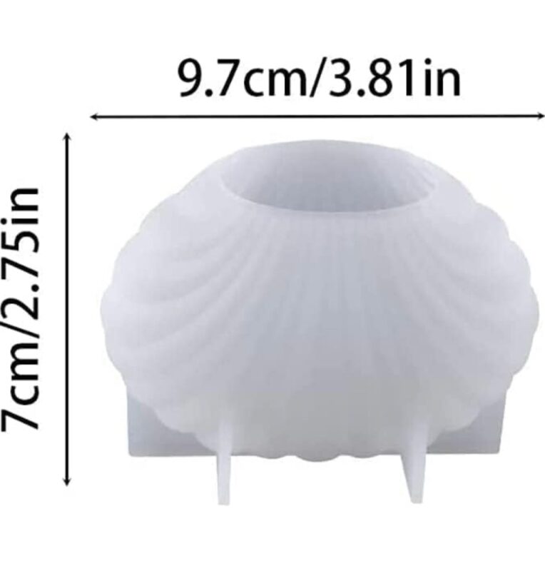 LARGE SHELL CANDLE MOULD