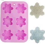 6 CAVITY SNOW FLAKES MOULD