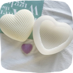 WOVEN HEART LOVE SILICONE CANDLE MOULD