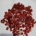 Red crystal stones