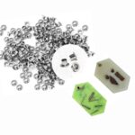 Silver Eye lets for wax sachets