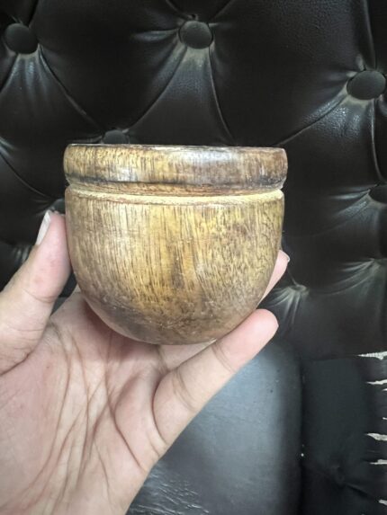 Small round wooden bowl 3inch