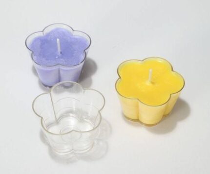 flower polycup tealights