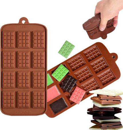 12 cavity Mini chocolate bar mould