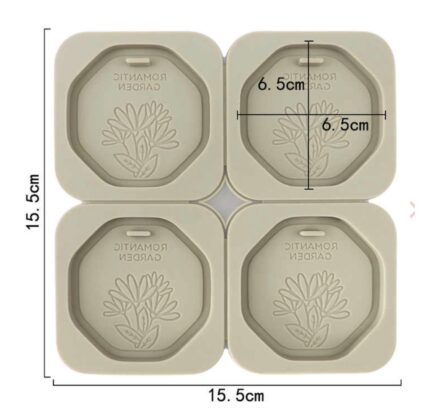 Wax sachet octagon 4 cavity ws08