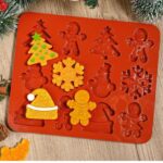 12 cavity christmas theme mould