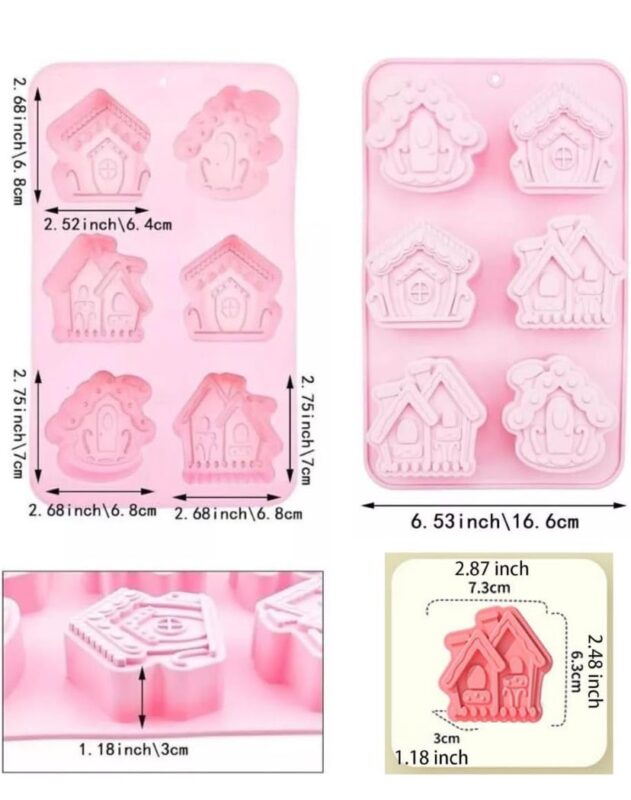 6 cavity house mould