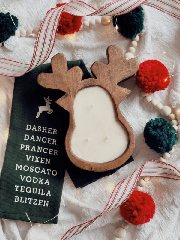 Reindeer dough bowl