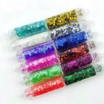 Big particle glitter pack of 12