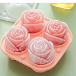 4 cavity rose bud mould
