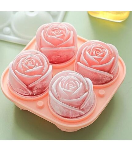 4 cavity rose bud mould