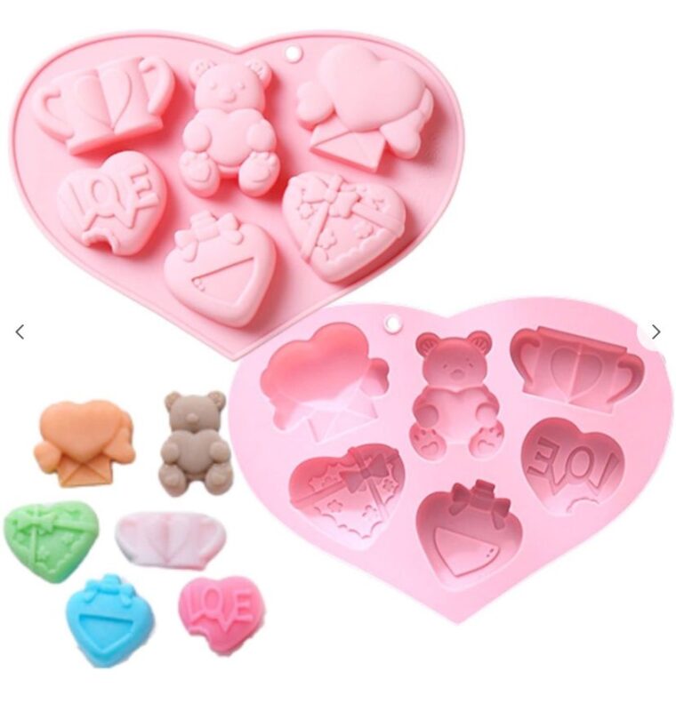 6 cavity valentines special mould