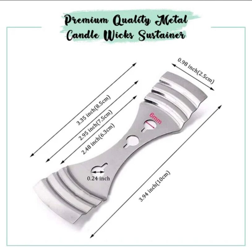 Metal wick holder
