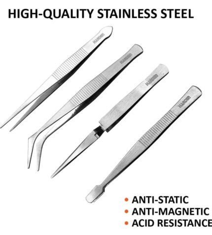 Tweezer set 4pcs