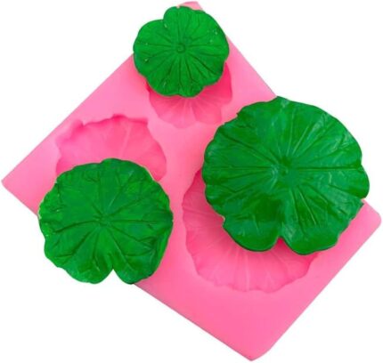 Lotus pond leaf mould 3 cavity