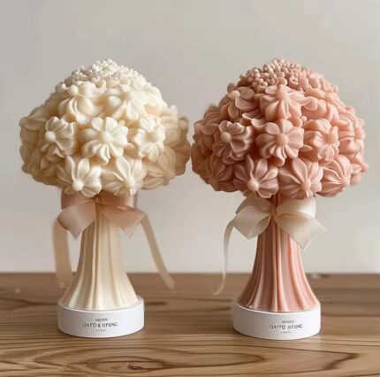 3d Tall rose bouquet mould
