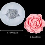 3D Rose petal flower mould