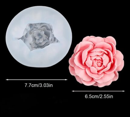 3D Rose petal flower mould