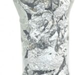 Silver foil flakes