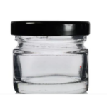 30ml honey jar with lid clear [pack of 16]