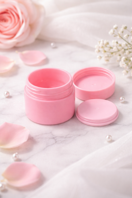 Pink lipbalm jar 15gms