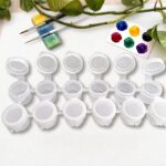 Paint pots empty 3 ml each (pack of 10 strips)