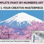Mount Fiji - Paint by numbers painting kit