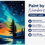 Starlit Lake - Paint by numbers painting kit