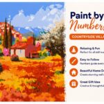 Countryside Village - Paint by numbers painting kit