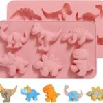 6 Cavity dinosaur mould