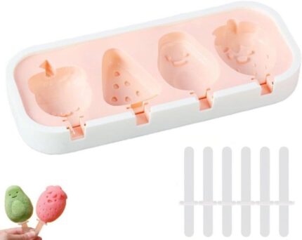 4 cavity popsicle fruit mould type 1