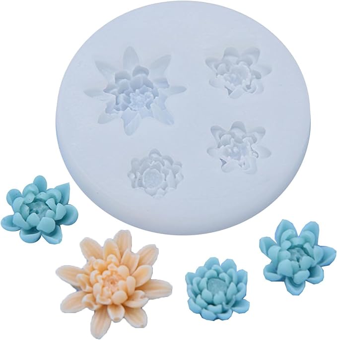 WhatsApp Image 2026-08-06 at 12.17.01 PM 4 cavity lotus flower mould - Image 1