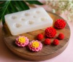 9 cavity genda phool marigold embed mould - Image 2